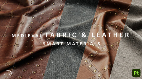 Medieval Fabric & Leather Smart Materials for Substance 3D Painter