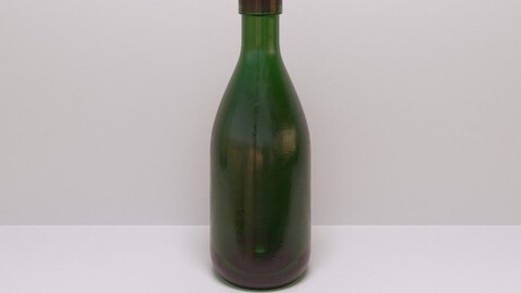 Wine Bottle 3D model