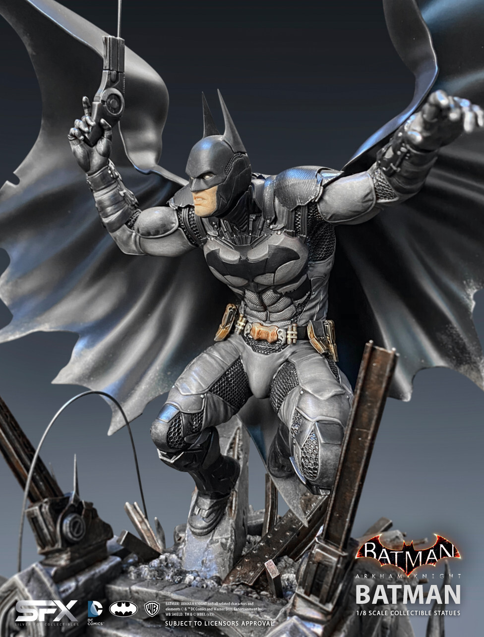 Batman-Arkham Origins Excl Statue - sfxcollectibles