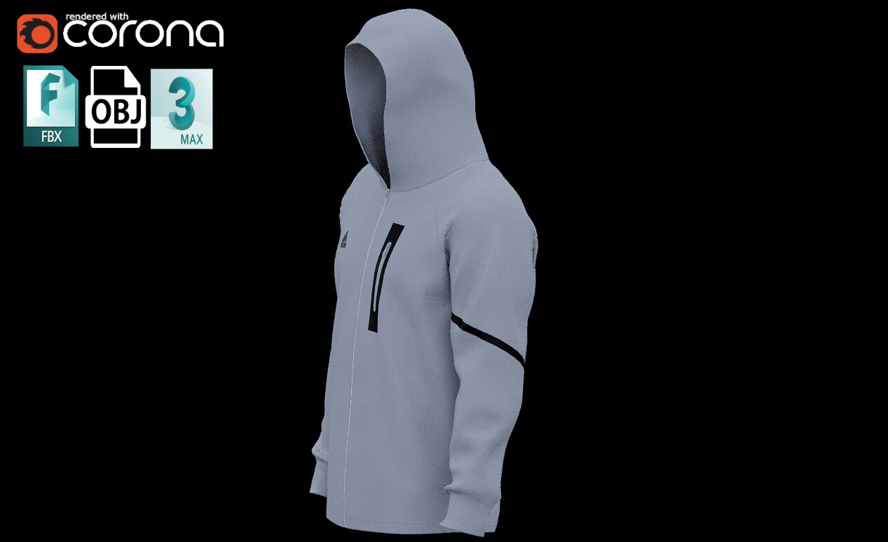 ArtStation - ADIDAS ESSENTIALS TRAINING HOODIE Low-poly | Game Assets