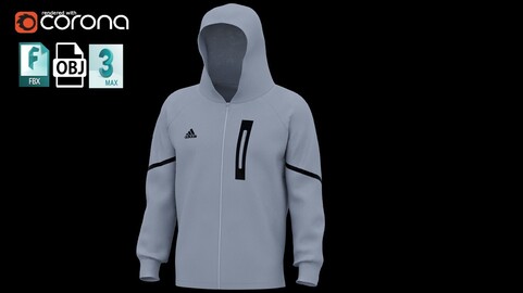 ADIDAS ESSENTIALS TRAINING HOODIE Low-poly