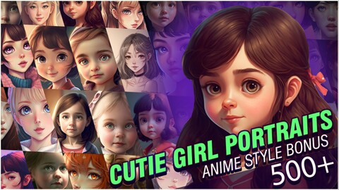 500+ Cutie Girl and Anime girl Portraits /4K Resolution