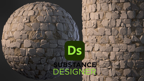 Stylized Broken Cobblestone - Substance 3D Designer