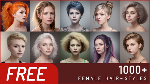 Free | Female Hairstyles Reference Images
