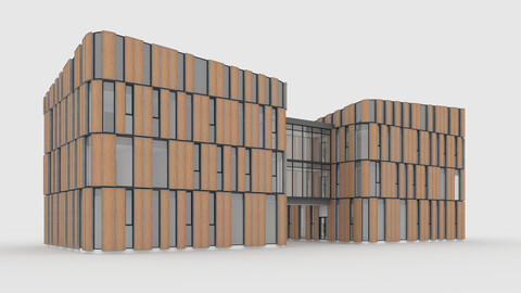 3D Model Office 1 Building