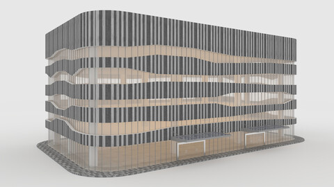 3D Model Office 3 Building