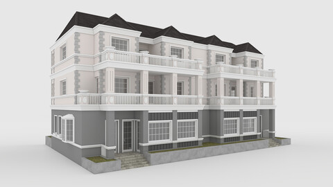 3D Model Villa 1