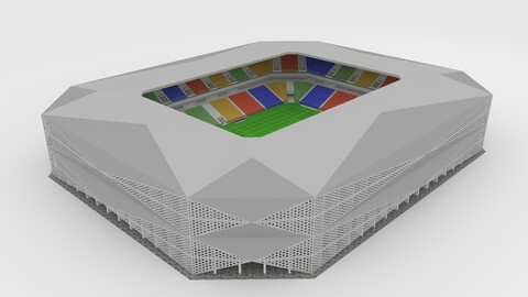 3D Model Stadium 1