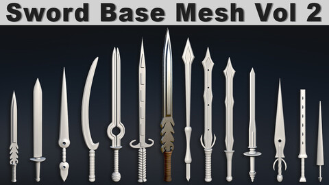 Sword Base Mesh Vol 2