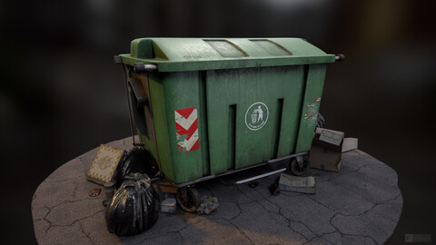 Urban Garbage Dumpster
