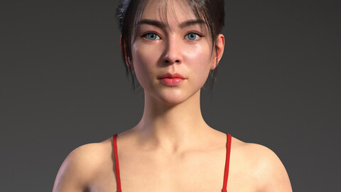 Realistic Female Anatomy Model