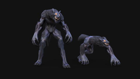 Stylized Werewolf - 03