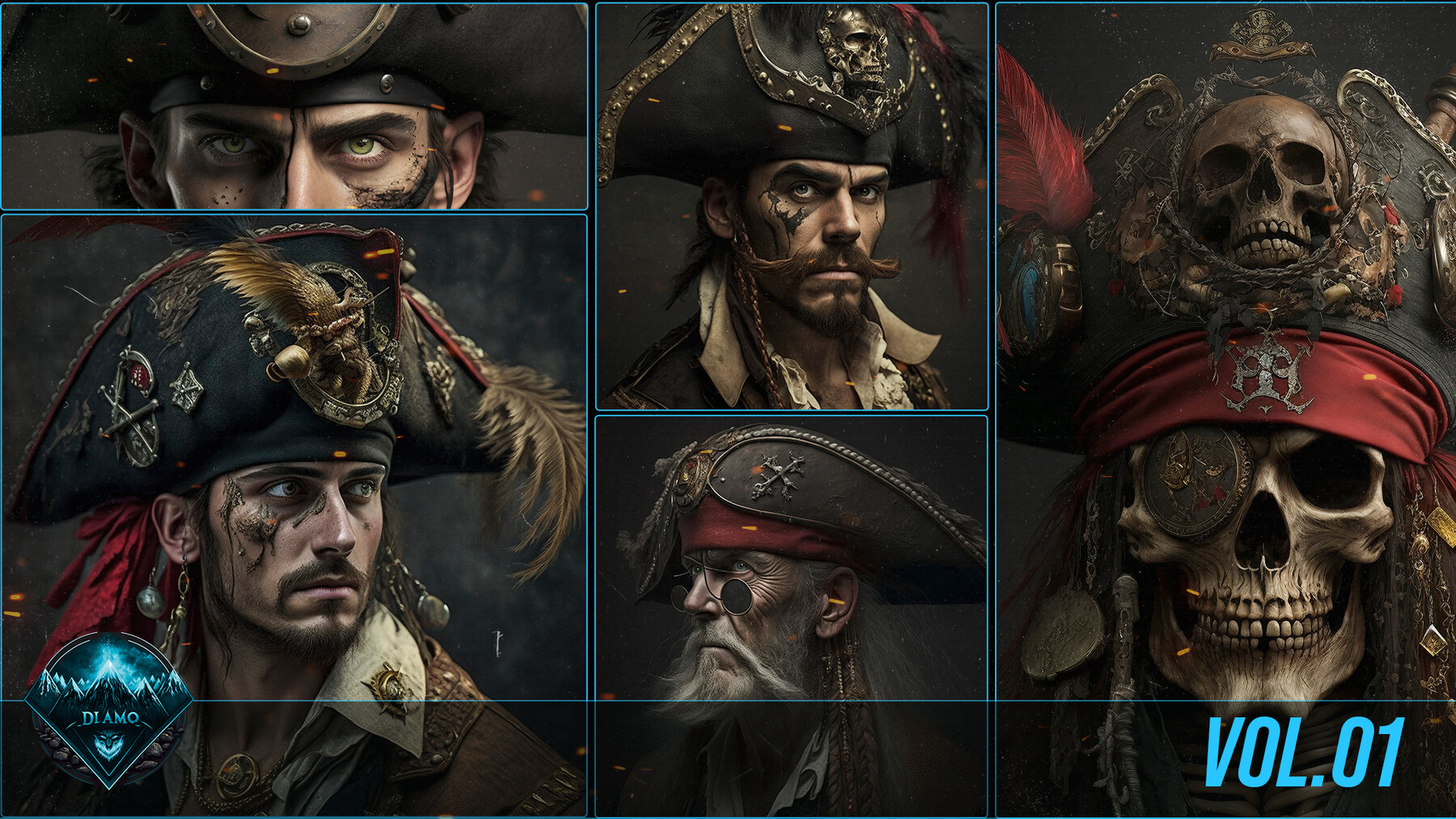 ArtStation - 100 Pirate Character | Artworks