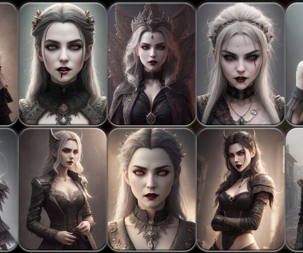 ArtStation - 300 Queen of Vampires Reference Pack | 4K | v.11 | Artworks