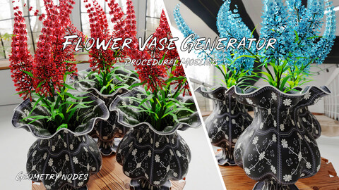 Procedural Flower and Vase Generator
