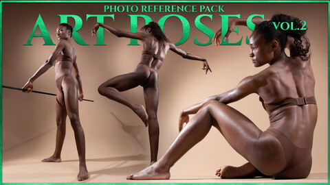 Art Poses vol.2 Photo Reference Pack For Artists 650 JPEGs noAI