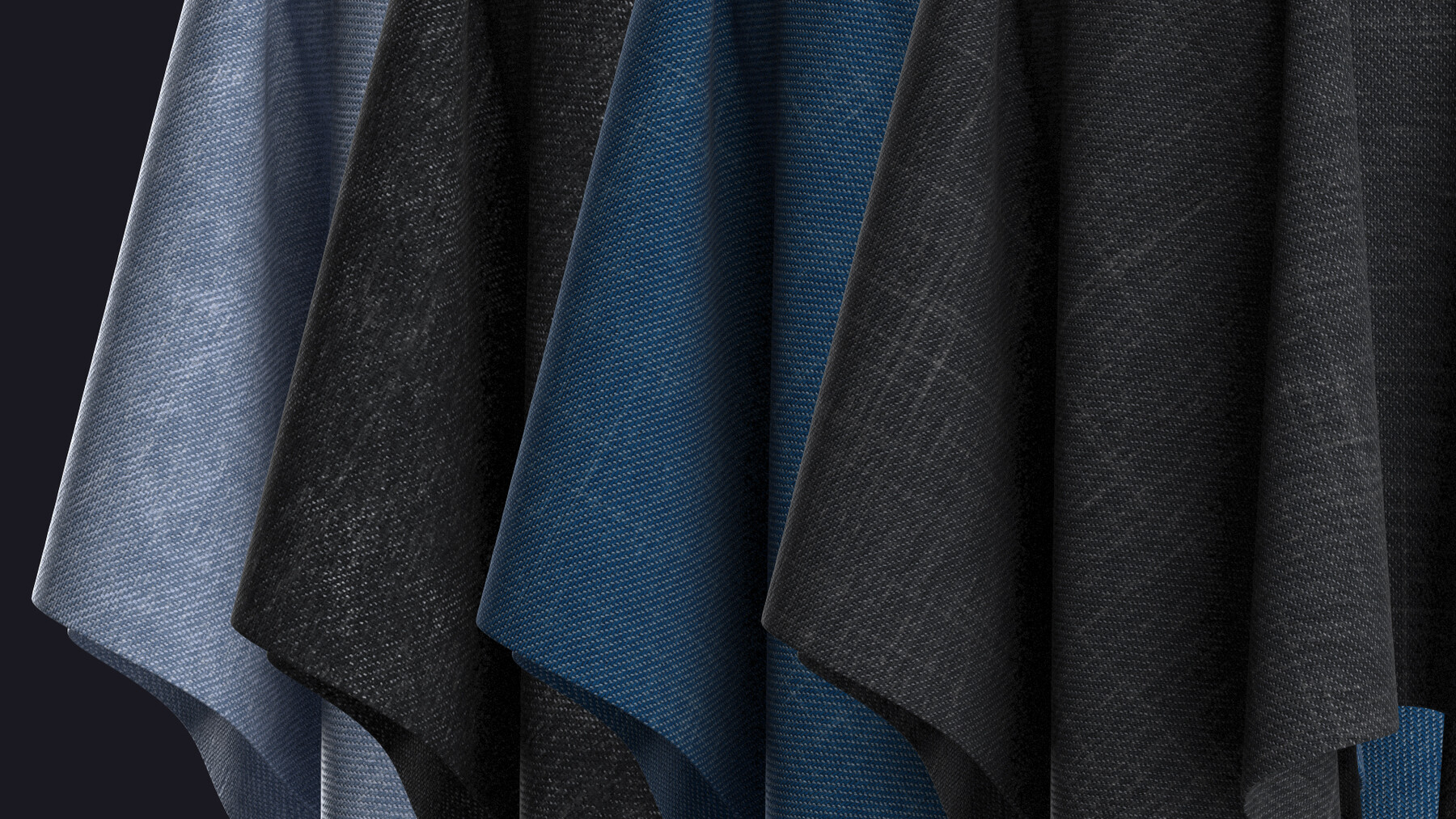 ArtStation - 20 Realistic denim fabric textures / SBSAR / PNG | Resources