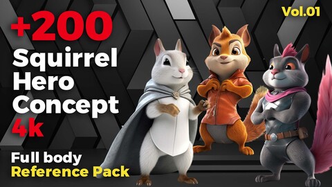 +200 Squirrel Hero Concept (4K)