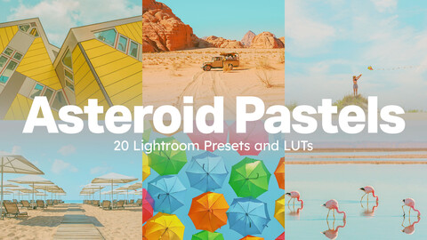 Asteroid Pastels - 20 LUTs and Lightroom Presets
