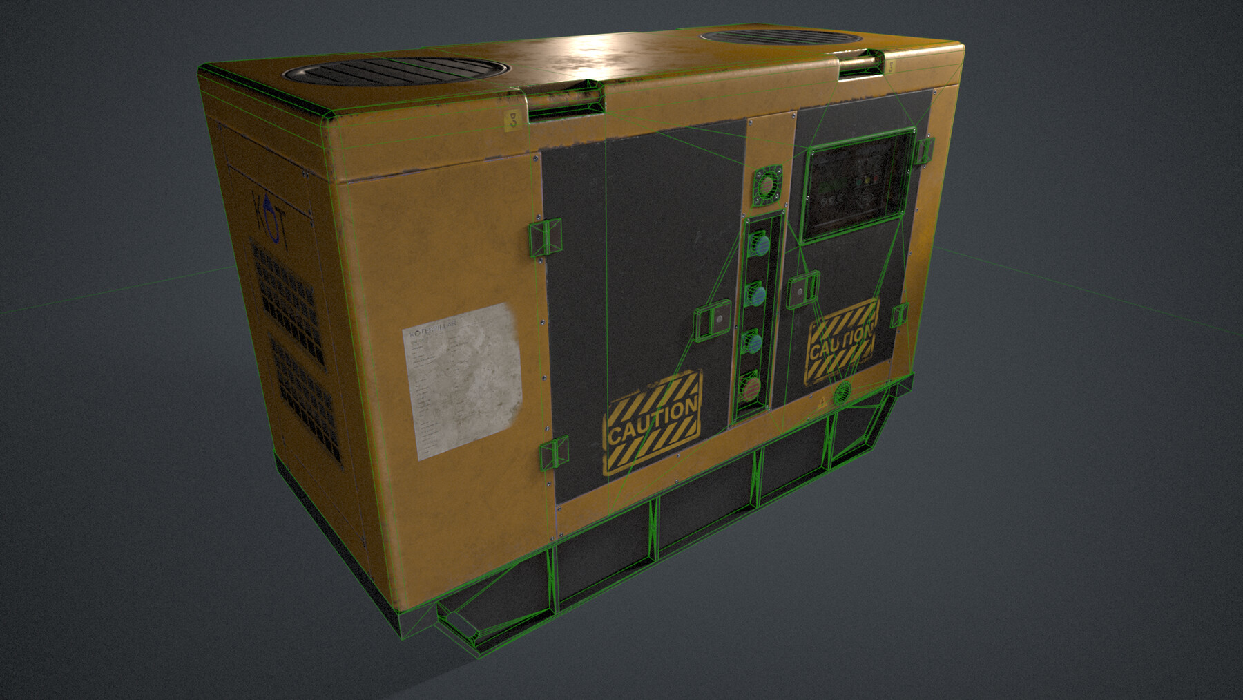 ArtStation - Diesel generator | Game Assets