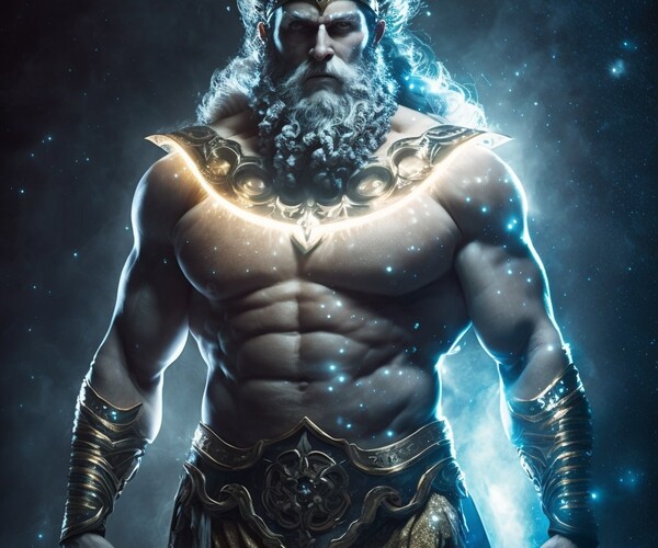 ArtStation - Greek God V3: Original Wall Art Digital Print | Artworks