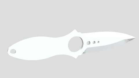 ArtStation - Resident Evil 4 Krauser's Knife (Untextured)