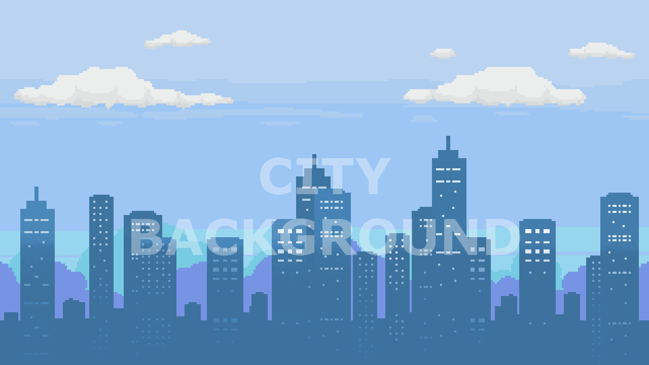 ArtStation - 2D Pixel Art City Backgrounds Pack | Game Assets