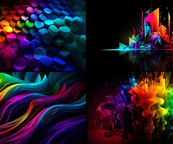 Wallpaper abstract 3D colorful 8k OS 21463  Page 3