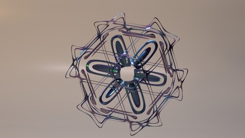 Minimalistic fractal cube