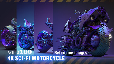 100 4K SCI-FI MOTORCYCLE CONCEPT - VOL2