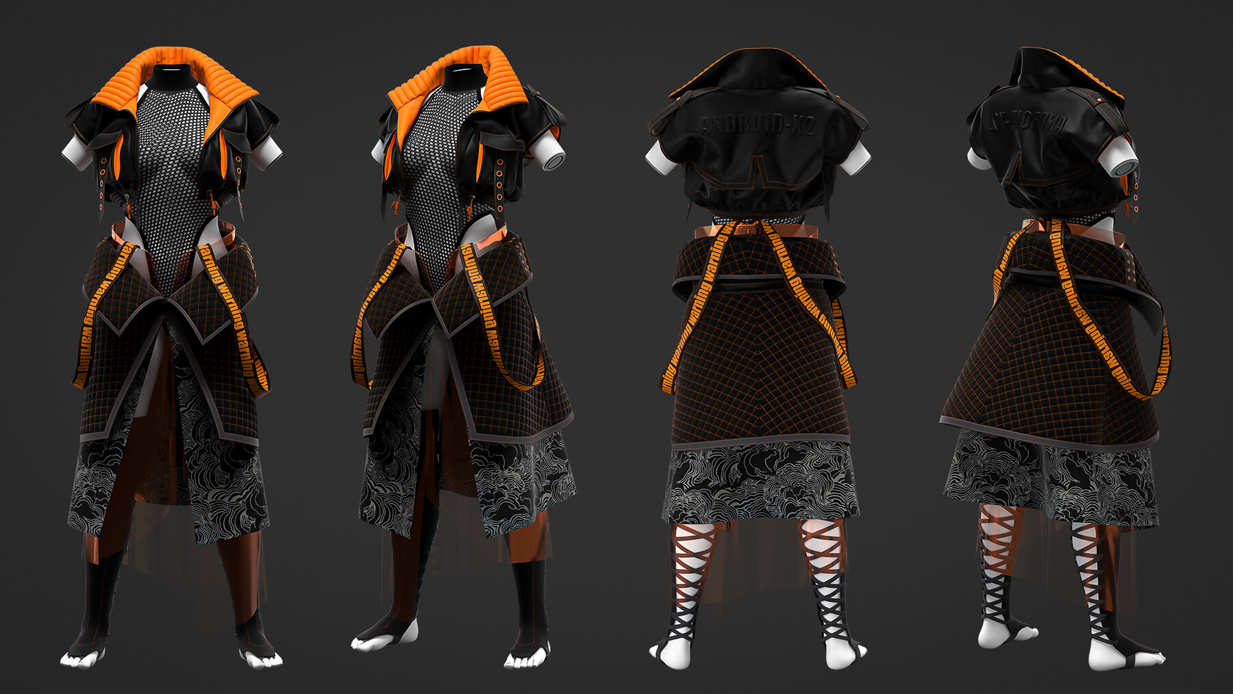 ArtStation - Female outfit / Marvelous Designer/Clo3D project file ...