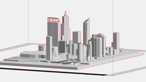 CITY 3D MODEL -Perth