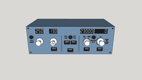 A320 / A330 FCU panel