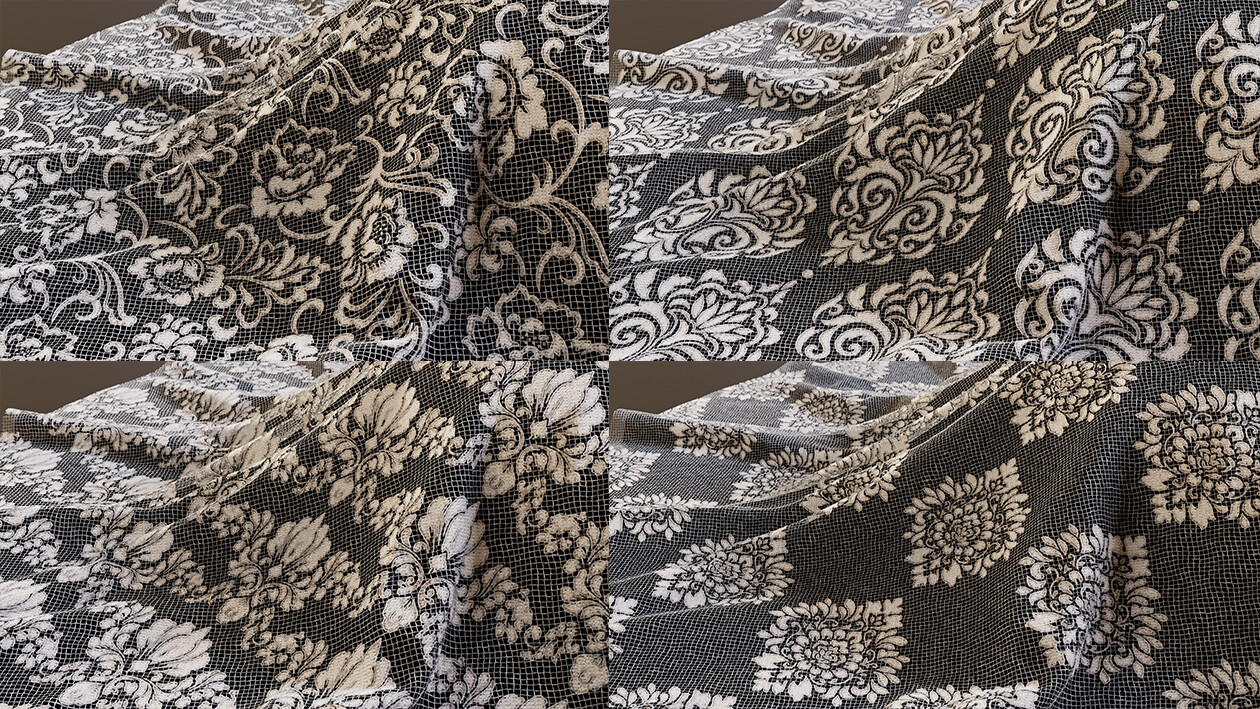 ArtStation - 30 Sashiko fabric Material