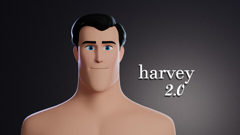 Harvey Stylized Male Character