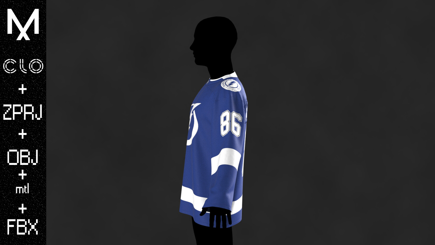 M) Tampa Bay Lightning Jersey