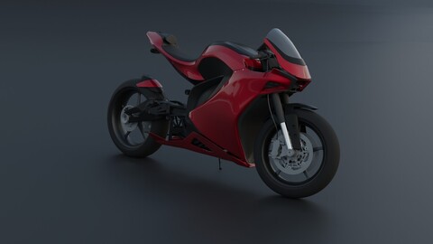 Bike | Motorbike 3D model | Realistic Textured file | Download Now