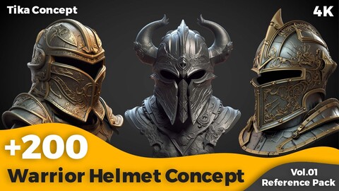 +200 Warrior Helmet Concept (4K)