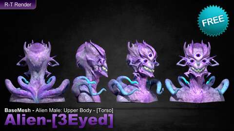 Alien [3Eyed] Upper Body - Torso