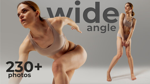 230+ Wide Angle Female Poses - References For Artists