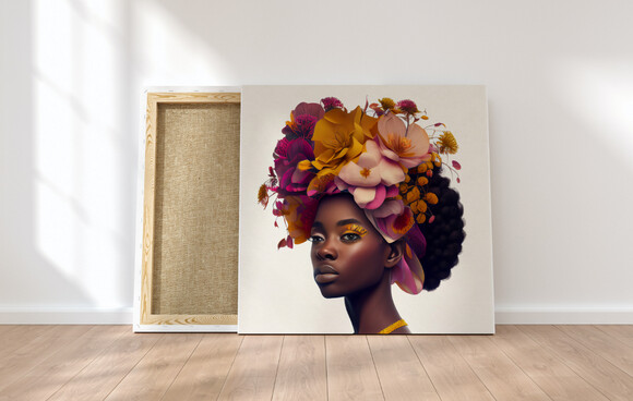 ArtStation - Afro Queen Yaa Asantewaa Wall Art | Artworks