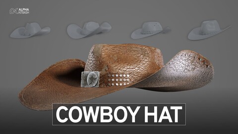 Cowboy Hat Basemesh (Max, FBX, OBJ)