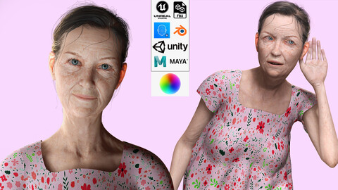 Evelyn - Realistic Old Woman