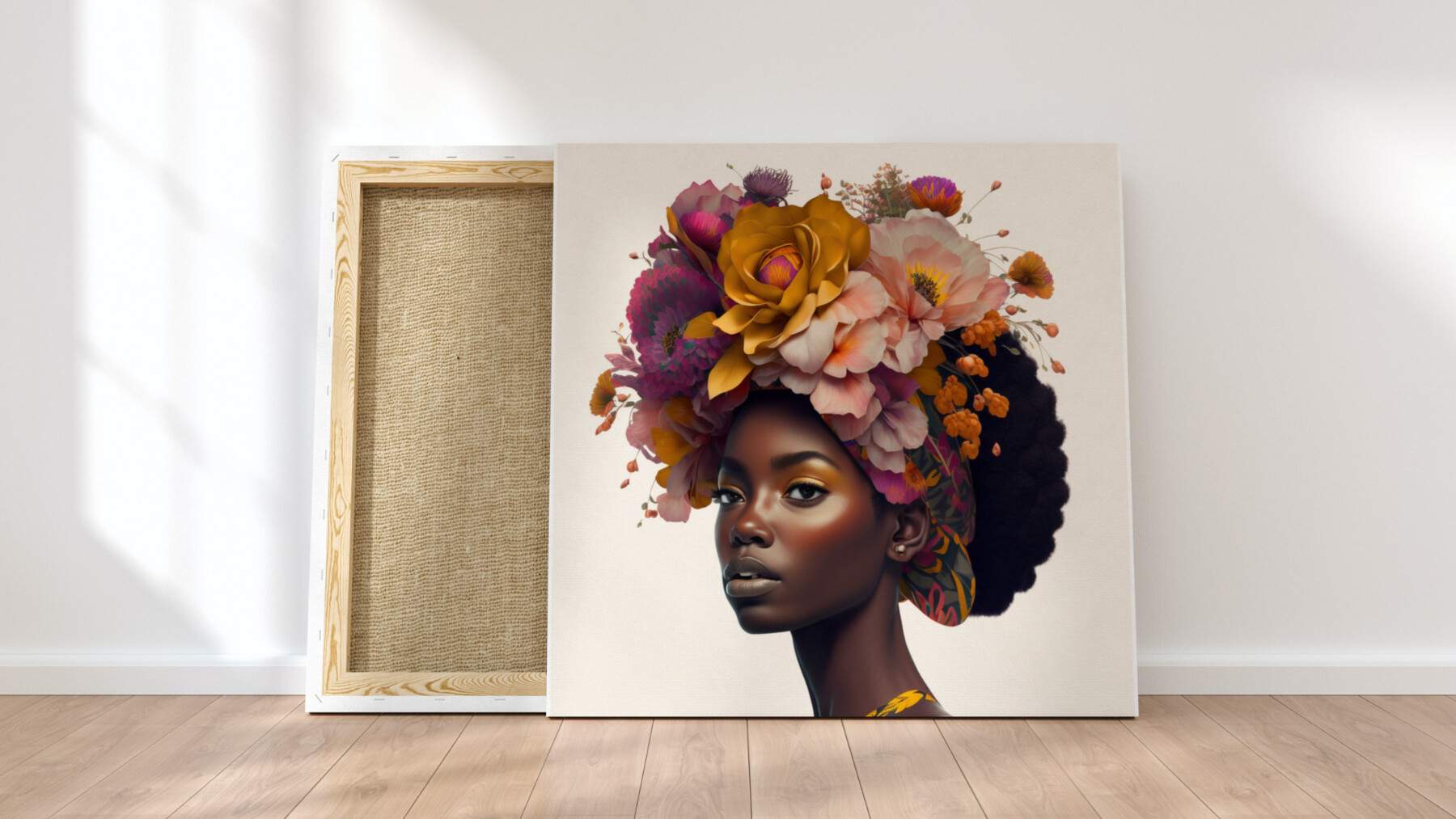 ArtStation - Afro Women Flower Hair PNG | Artworks