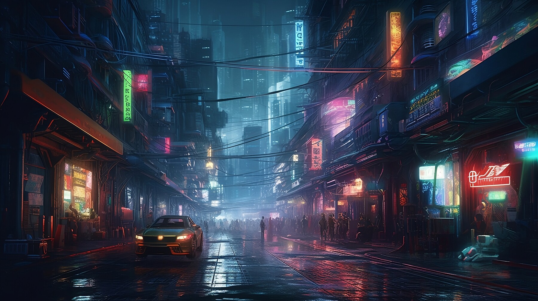 ArtStation - Cyberpunk City Wallpapers | Artworks