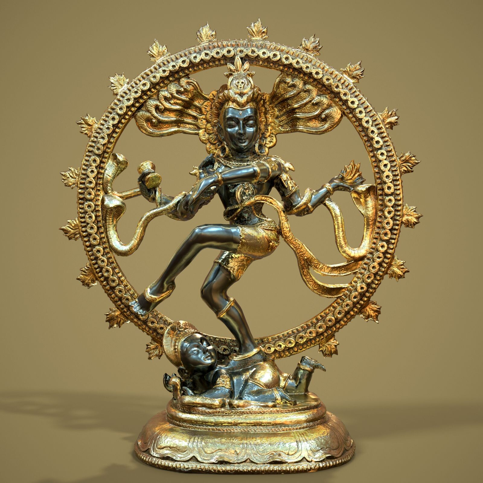 ArtStation - 3D Scanned Shiva Nataraj Statue. File format is OBJ ...