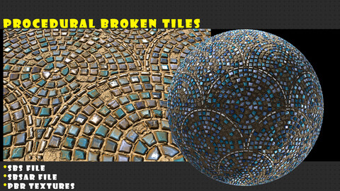 Procedural Broken Tiles