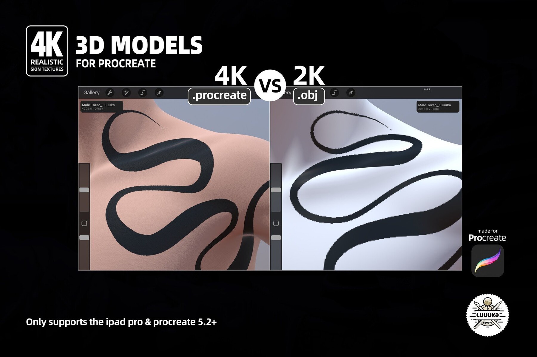 ArtStation - Procreate 3d Models (4K) Arm Male | Resources