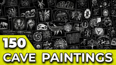 150 Cave Paintings Decal Mega Pack