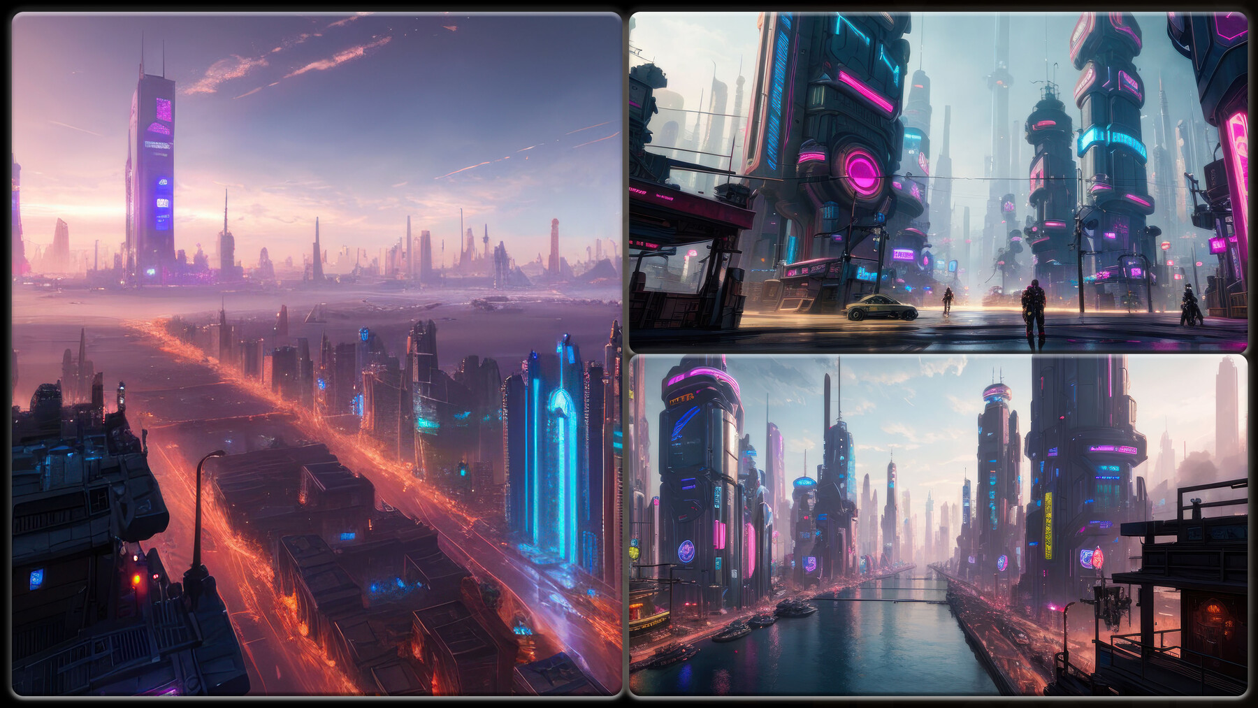 ArtStation - Cyberpunk Cityscape Pack